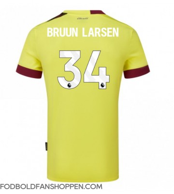 Burnley Jacob Bruun Larsen #34 Udebanetrøje 2023-24 Kortærmet